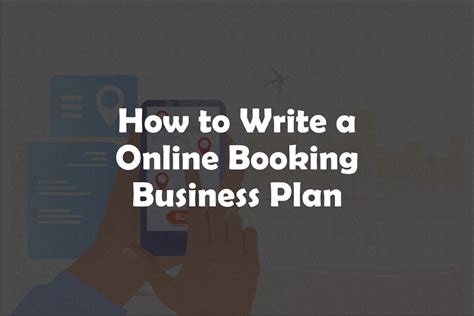 Online Booking Business Plan